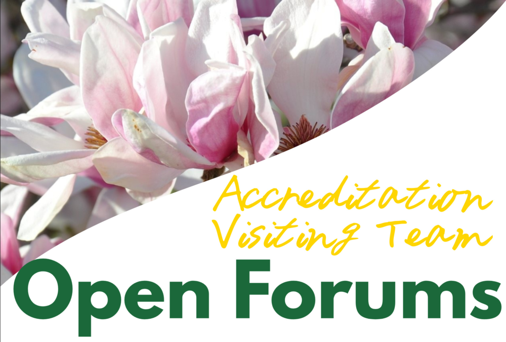 Accreditation Open Forums