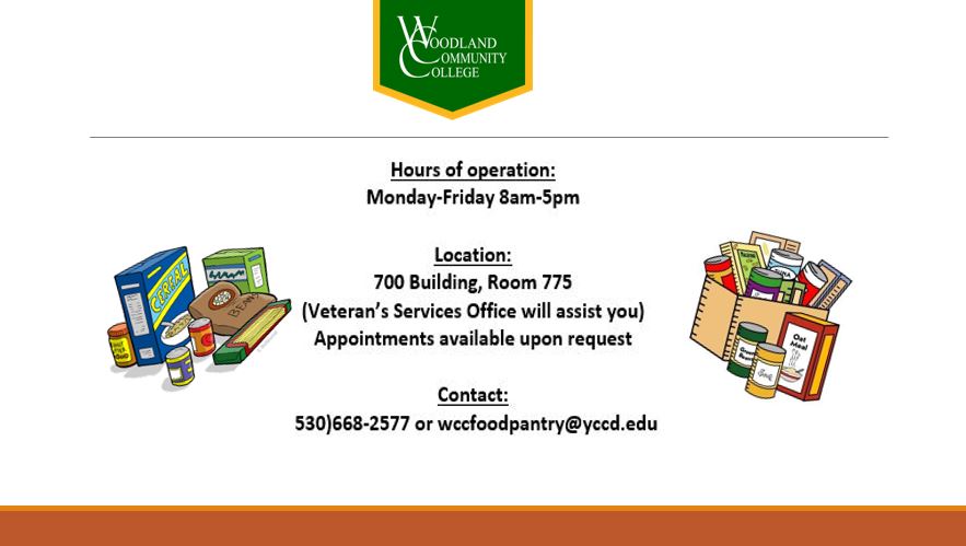 Food Pantry Welcome To Woodland Community College