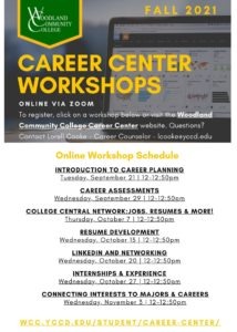 Career Center Workshops