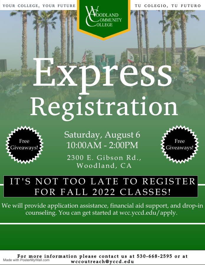 Express Registration August 6