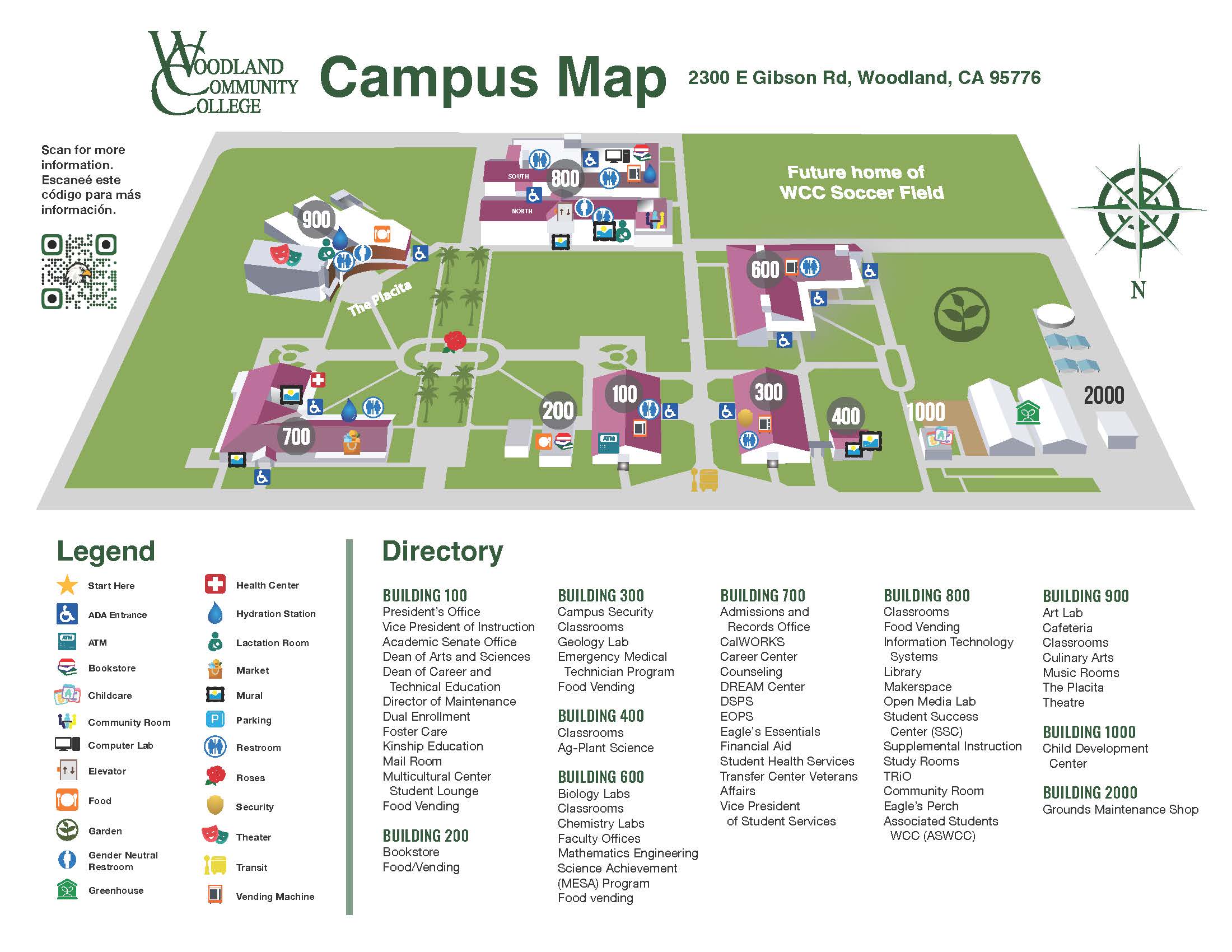 WCC Campus Map