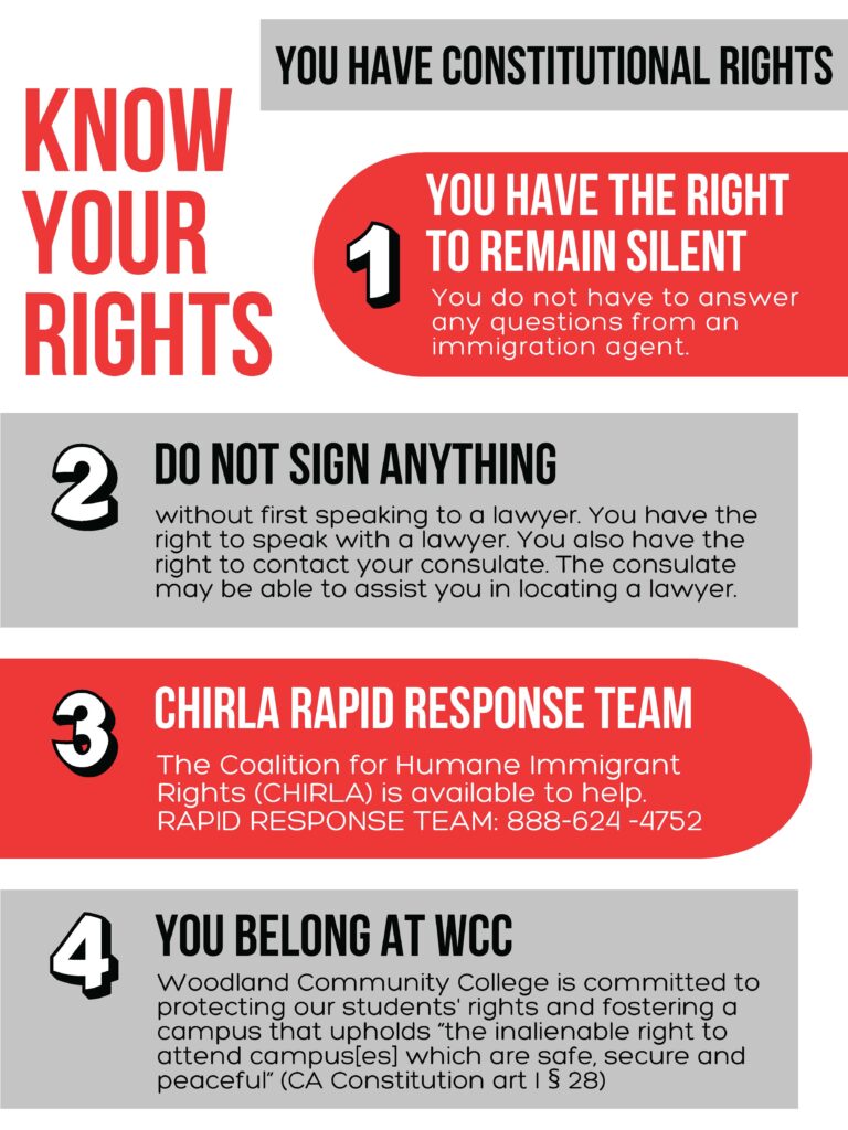 Know Your Rights flyer