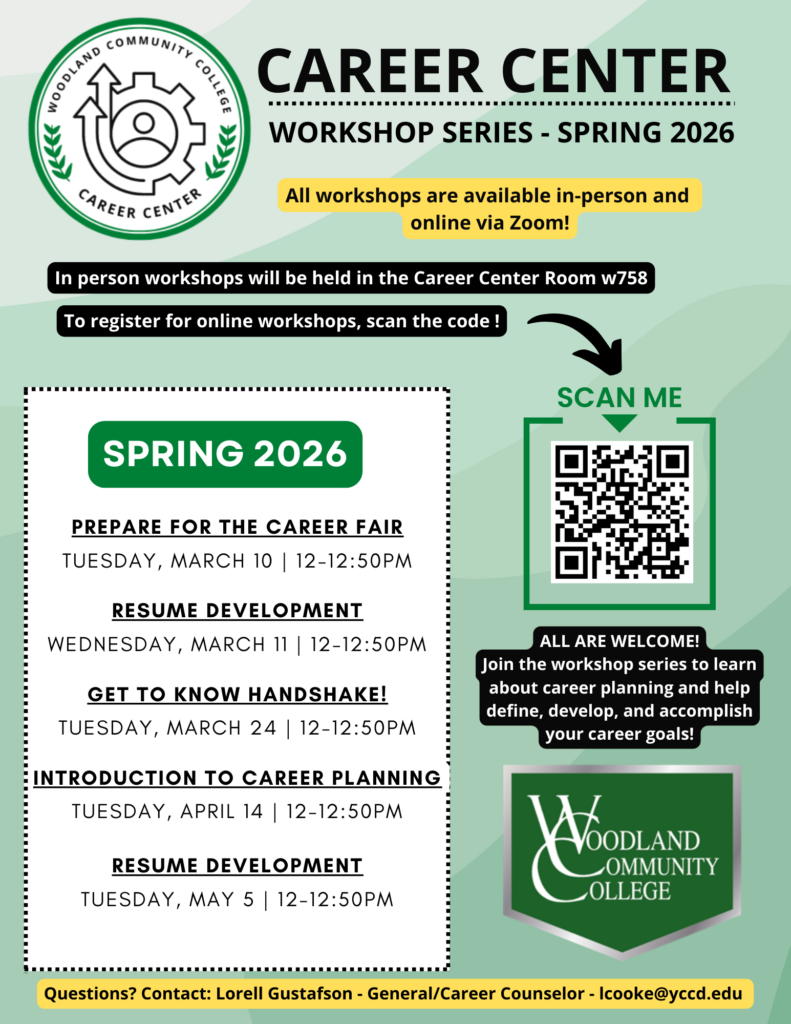 Spring 2026 CAREER Workshops