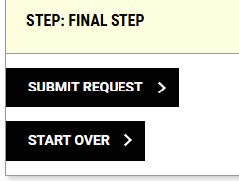Screenshot of the final step with a button to "Submit Request" or "Start over"